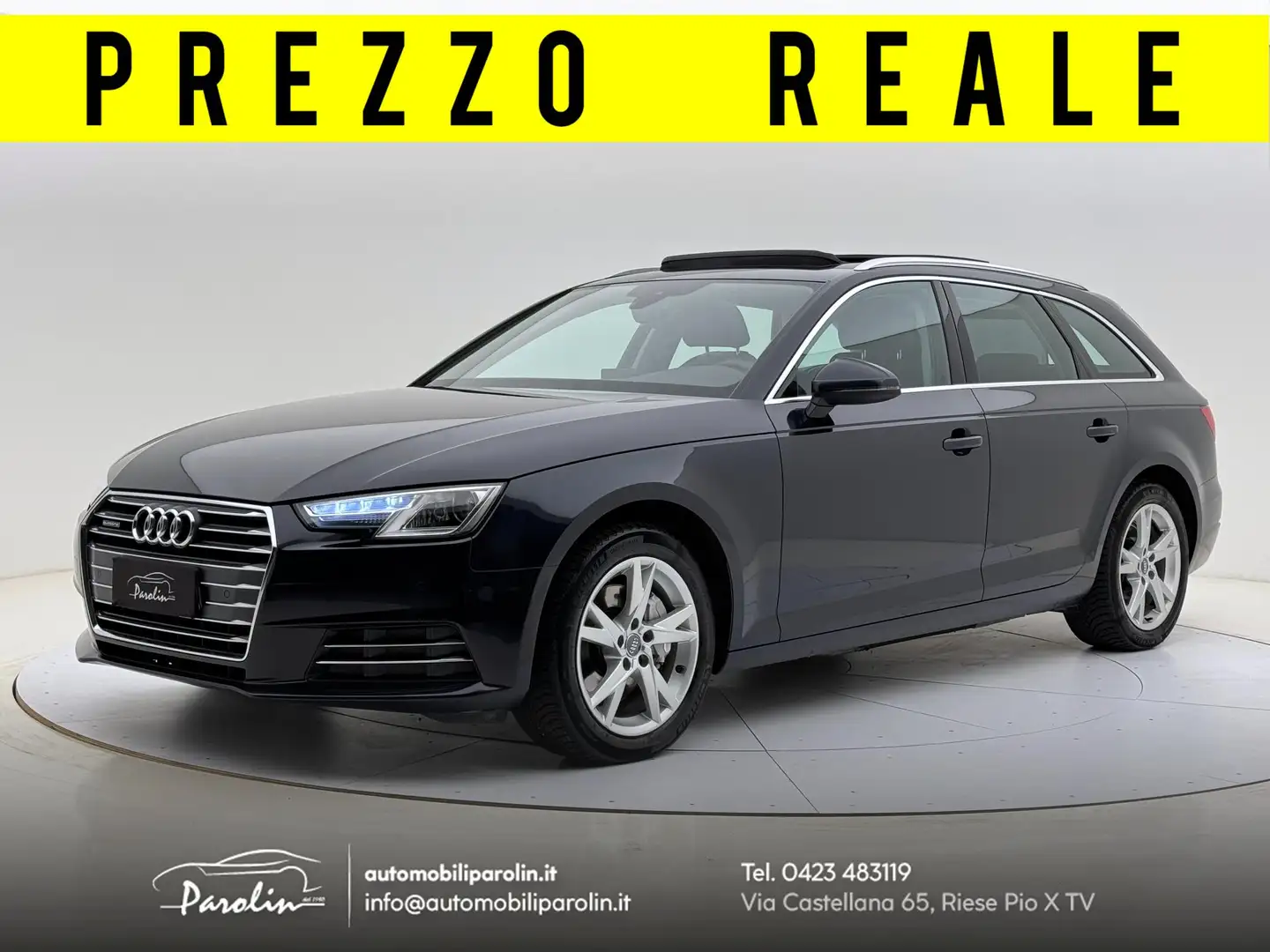 Audi A4 Avant 2.0 tdi Business Sport quattro Stronic Tetto Grijs - 1