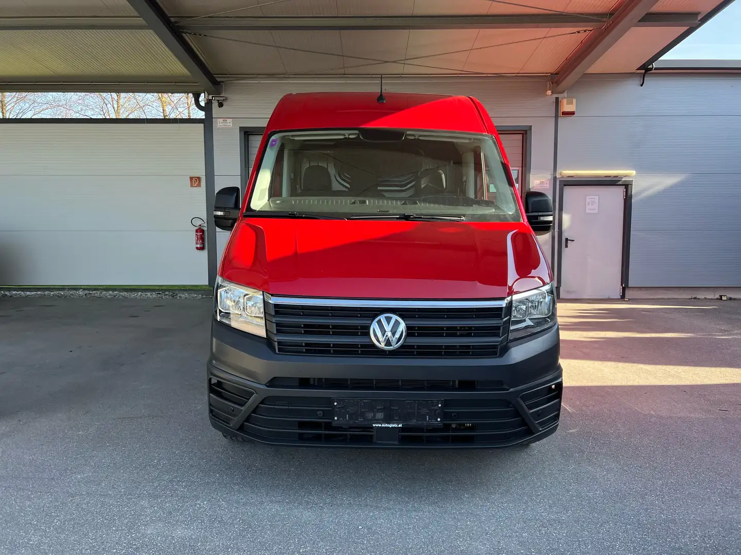 Volkswagen Crafter 35 Kasten L5H3 2,0 TDI Aut. PARKTR/2xSCHIEBETÜR Rot - 1