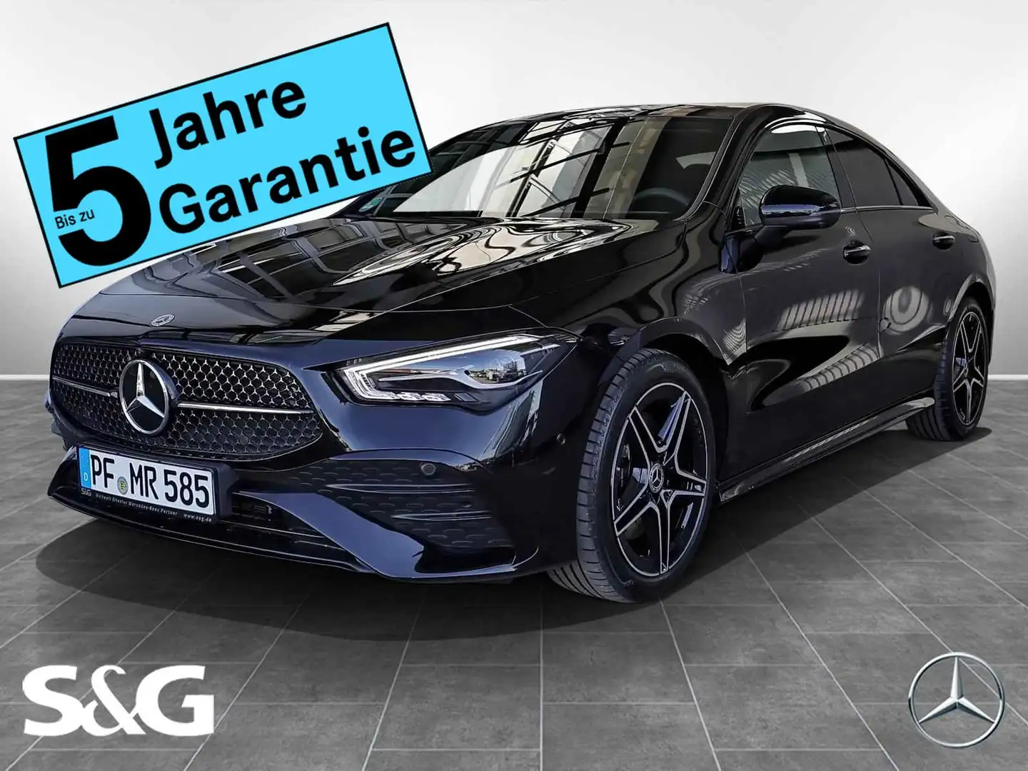 Mercedes-Benz CLA 200 Coupé AMG MBUX+360°+LED+Pano+Distronic Schwarz - 1
