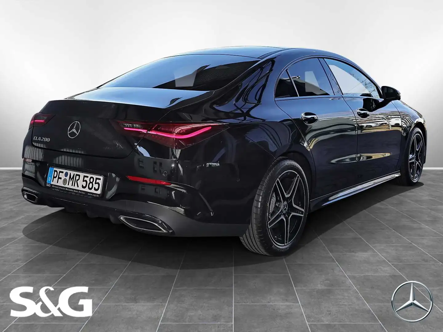 Mercedes-Benz CLA 200 Coupé AMG MBUX+360°+LED+Pano+Distronic Schwarz - 2