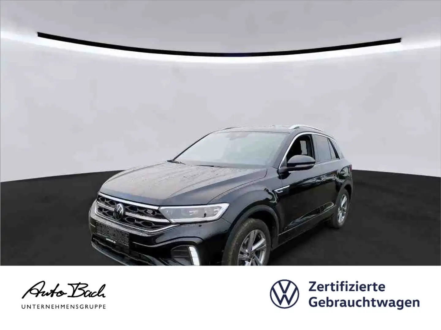 Volkswagen T-Roc 1.5TSI R-Line DSG Navi LED ACC CarPlay AHK Schwarz - 1
