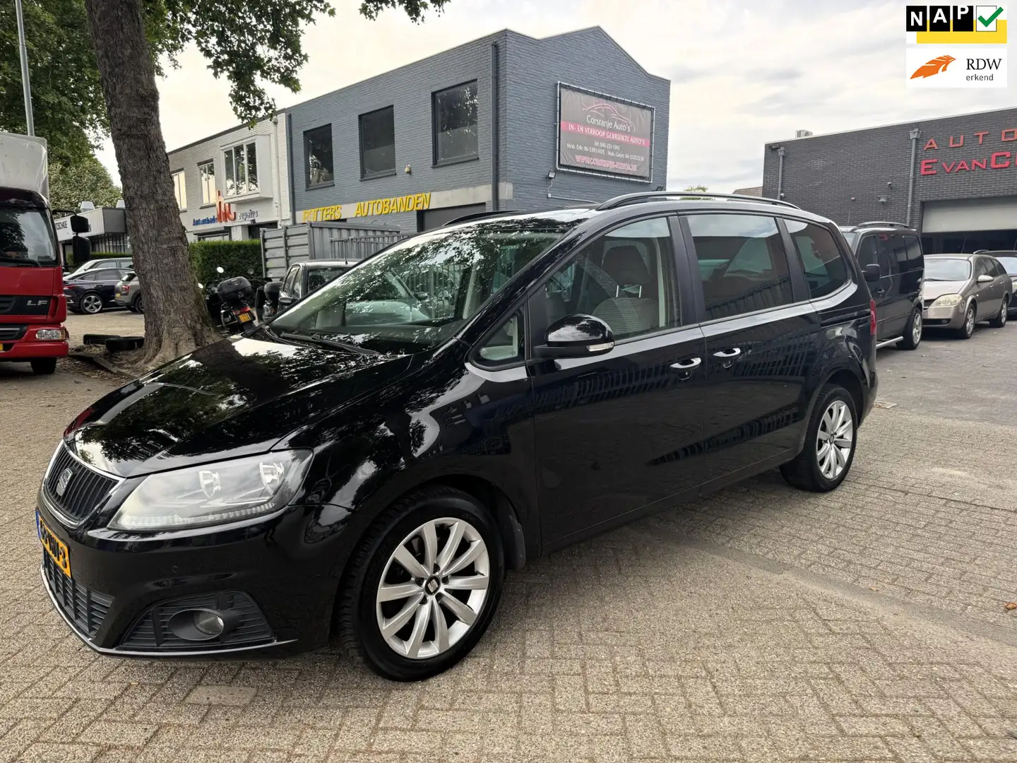 SEAT Alhambra 2.0 TDI Style 7personen Zwart - 1