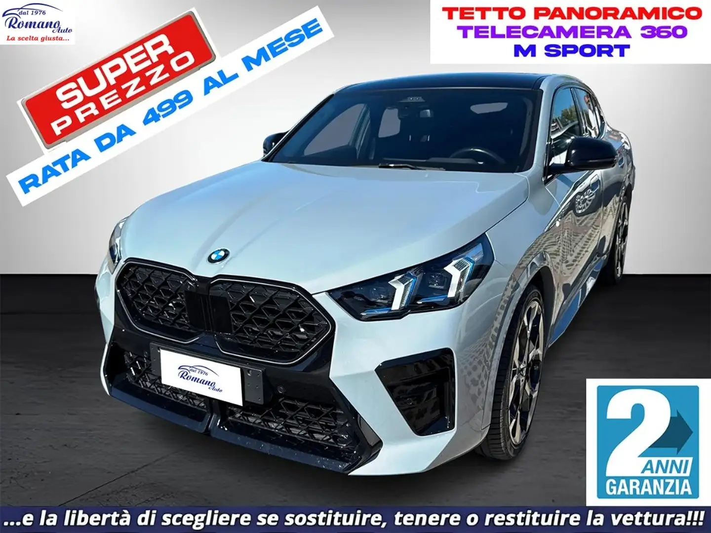 BMW X2 sdrive 18d MSport auto Grijs - 1
