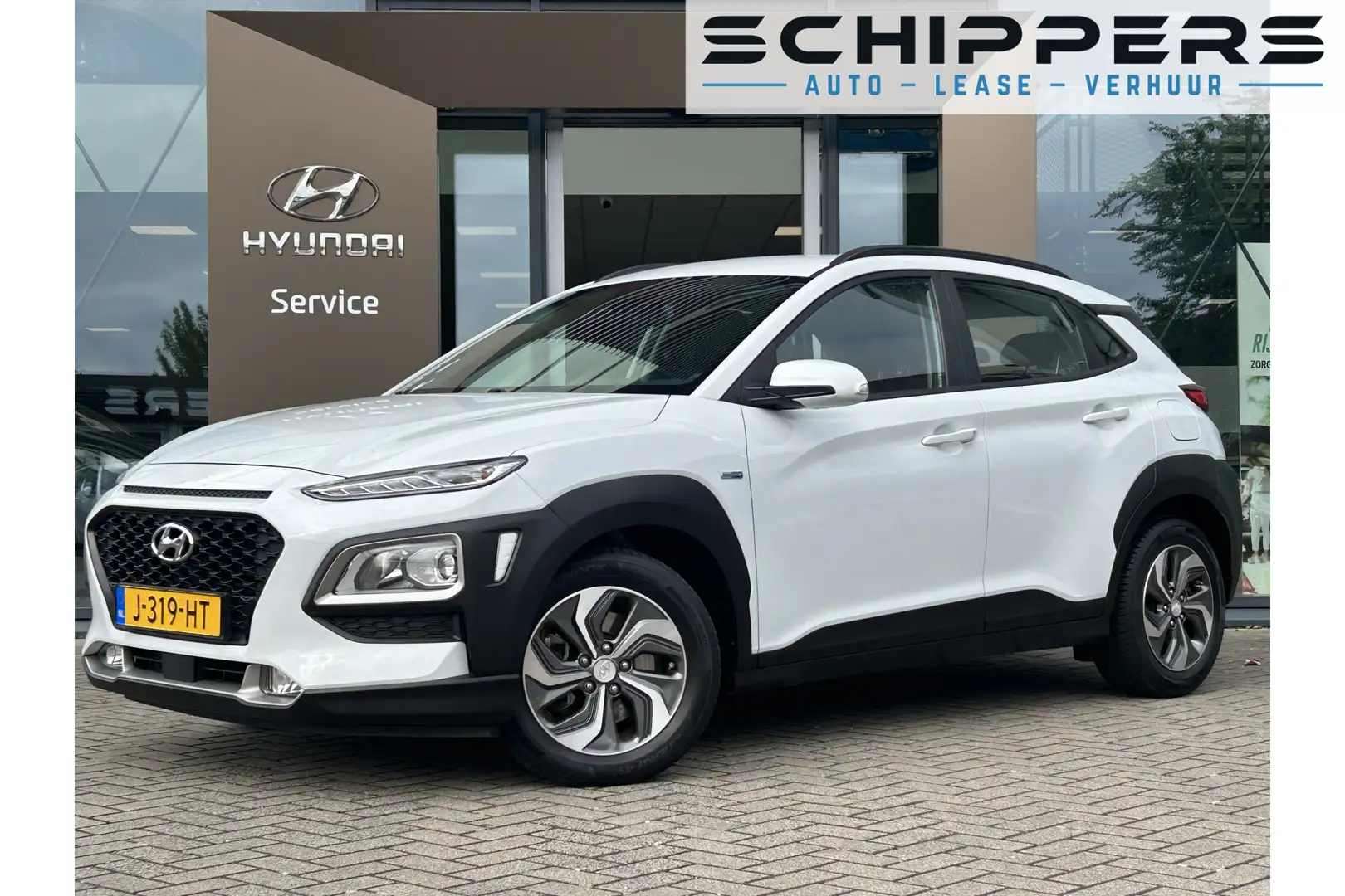 Hyundai KONA 1.6 GDI HEV Comfort | Navigatie | Trekhaak | Hybri Wit - 1