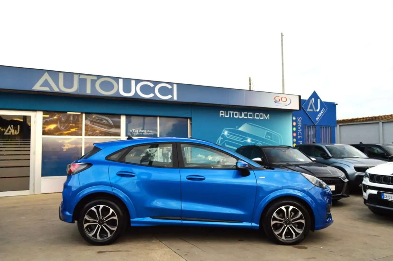 Ford Puma 1.0 EcoBoost Hybrid 125 CV AT ST-Line Carplay Blu/Azzurro - 2