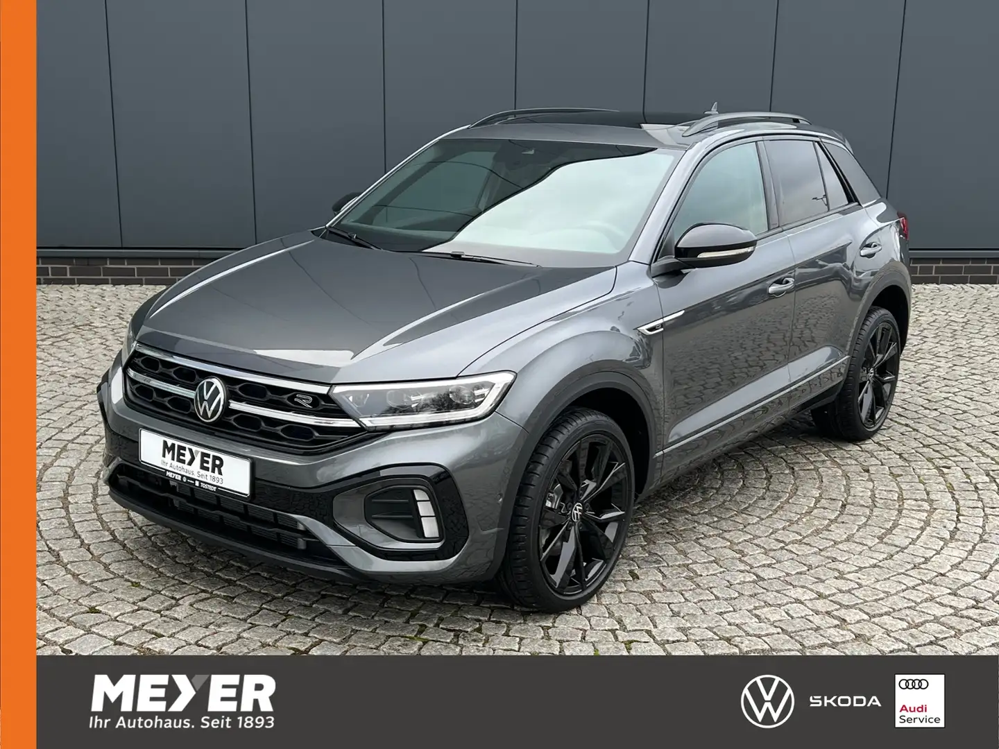 Volkswagen T-Roc R-Line 1.5 TSI DSG *Black Style, Pano, 19"-LM* Grau - 1