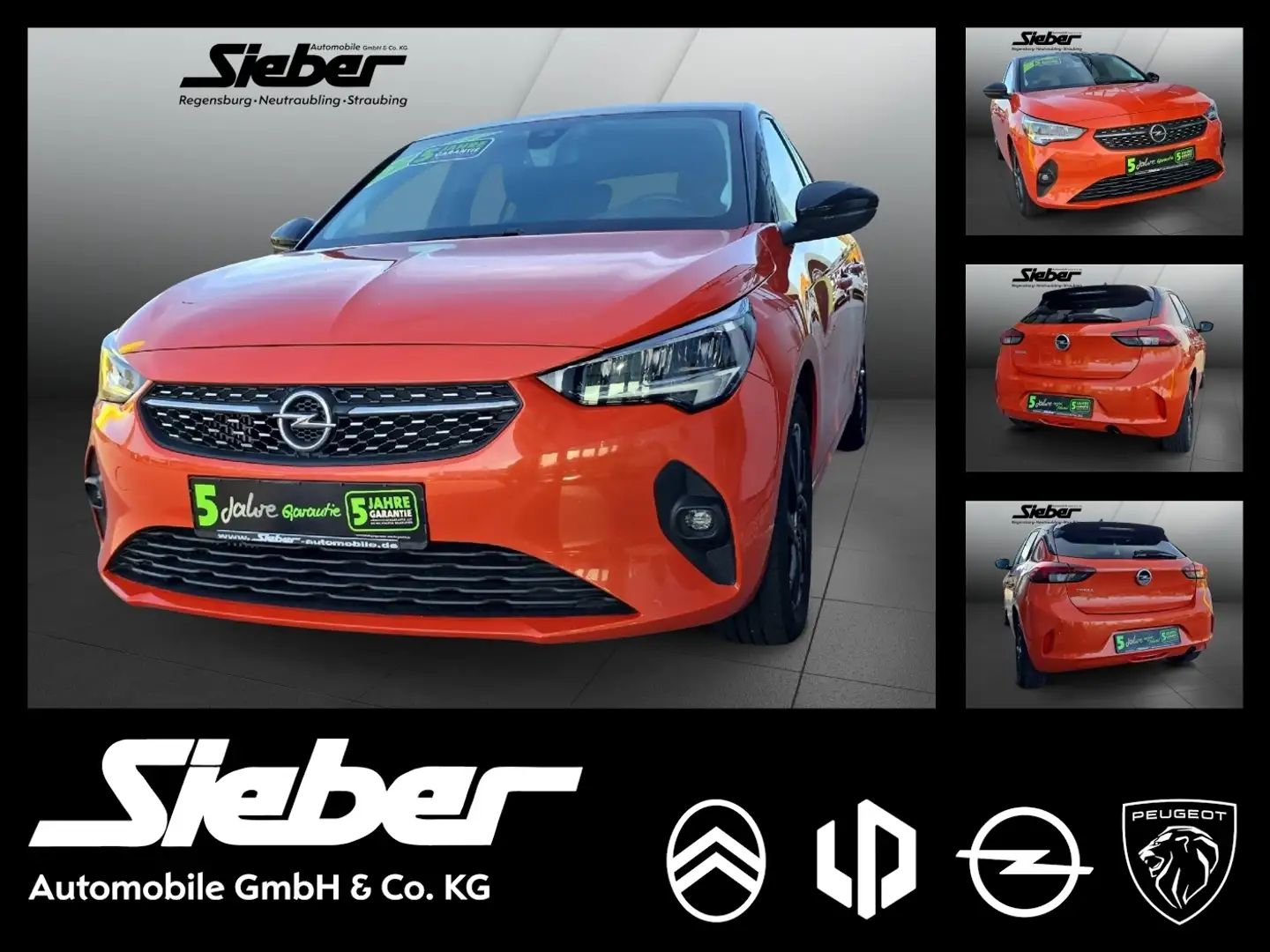 Opel Corsa F 1.2 Turbo Elegance *Navi*Sitzheitzung* Oranje - 1
