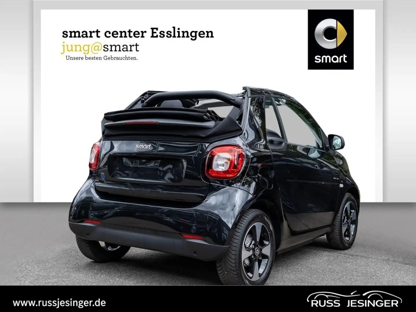 smart forTwo smart EQ  cabrio Passion*22KWBordlader*Sitzh.*LM*L Schwarz - 2