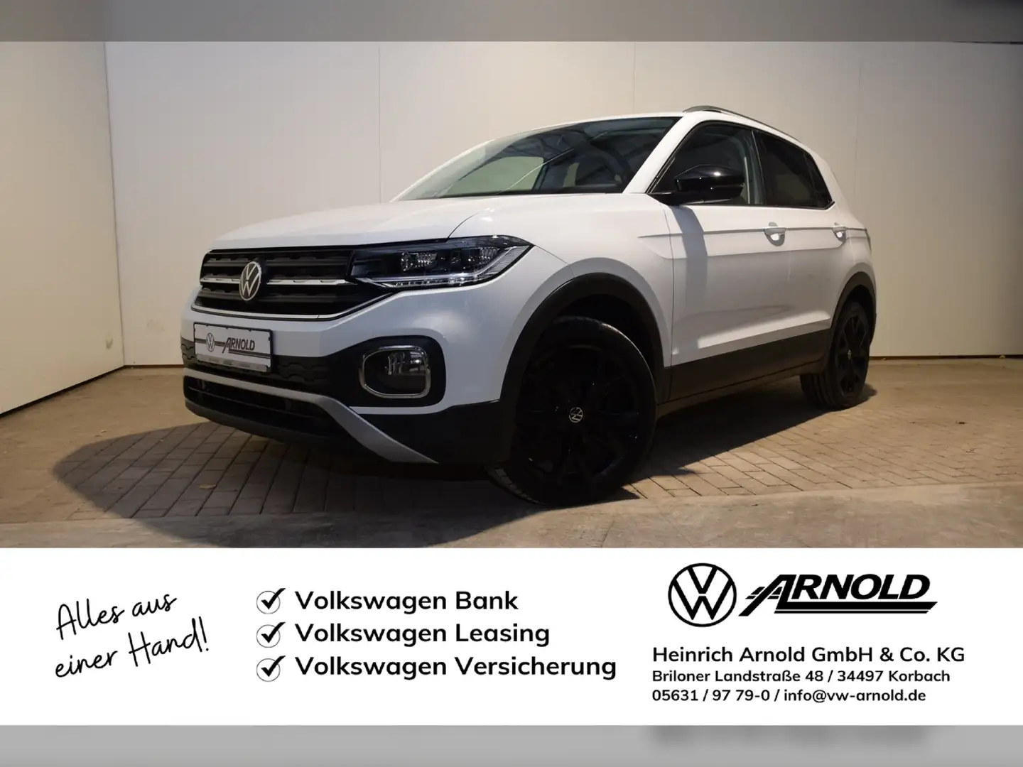 Volkswagen T-Cross TSI Style DSG Blanc - 1