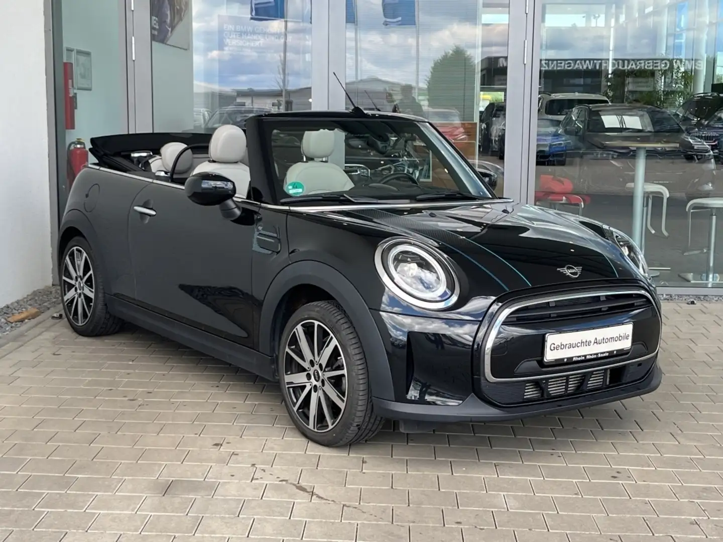 MINI Cooper Cabrio Sidewalk Ed. Navi.Tempo.Leder.SH Negro - 2