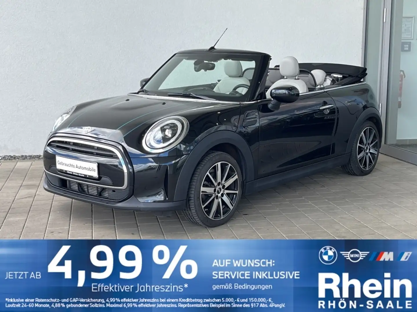 MINI Cooper Cabrio Sidewalk Ed. Navi.Tempo.Leder.SH Negro - 1