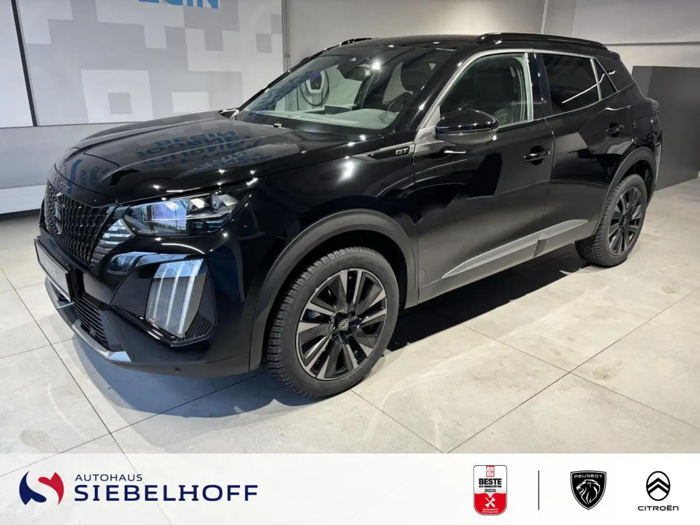 Peugeot 2008 GT HYBRID 145 e-DSC6 Schwarz - 1