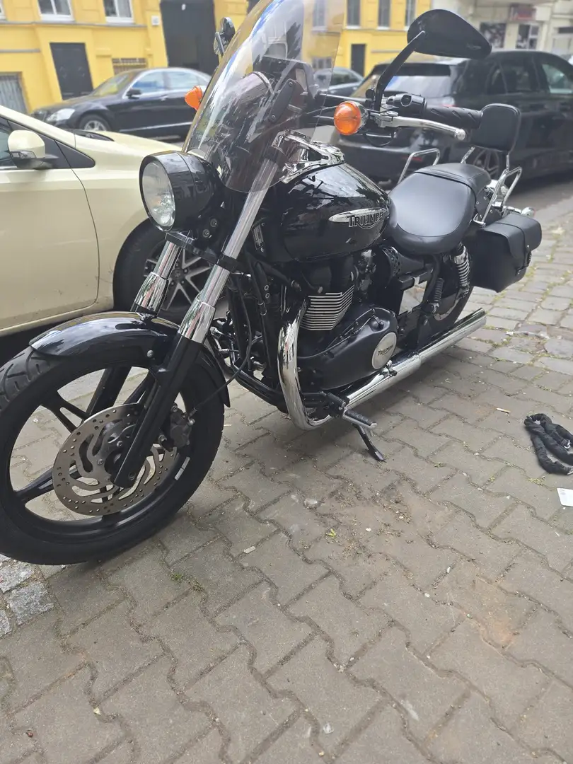 Triumph Speedmaster Chopper/ Cruiser "9Tkm" Noir - 1