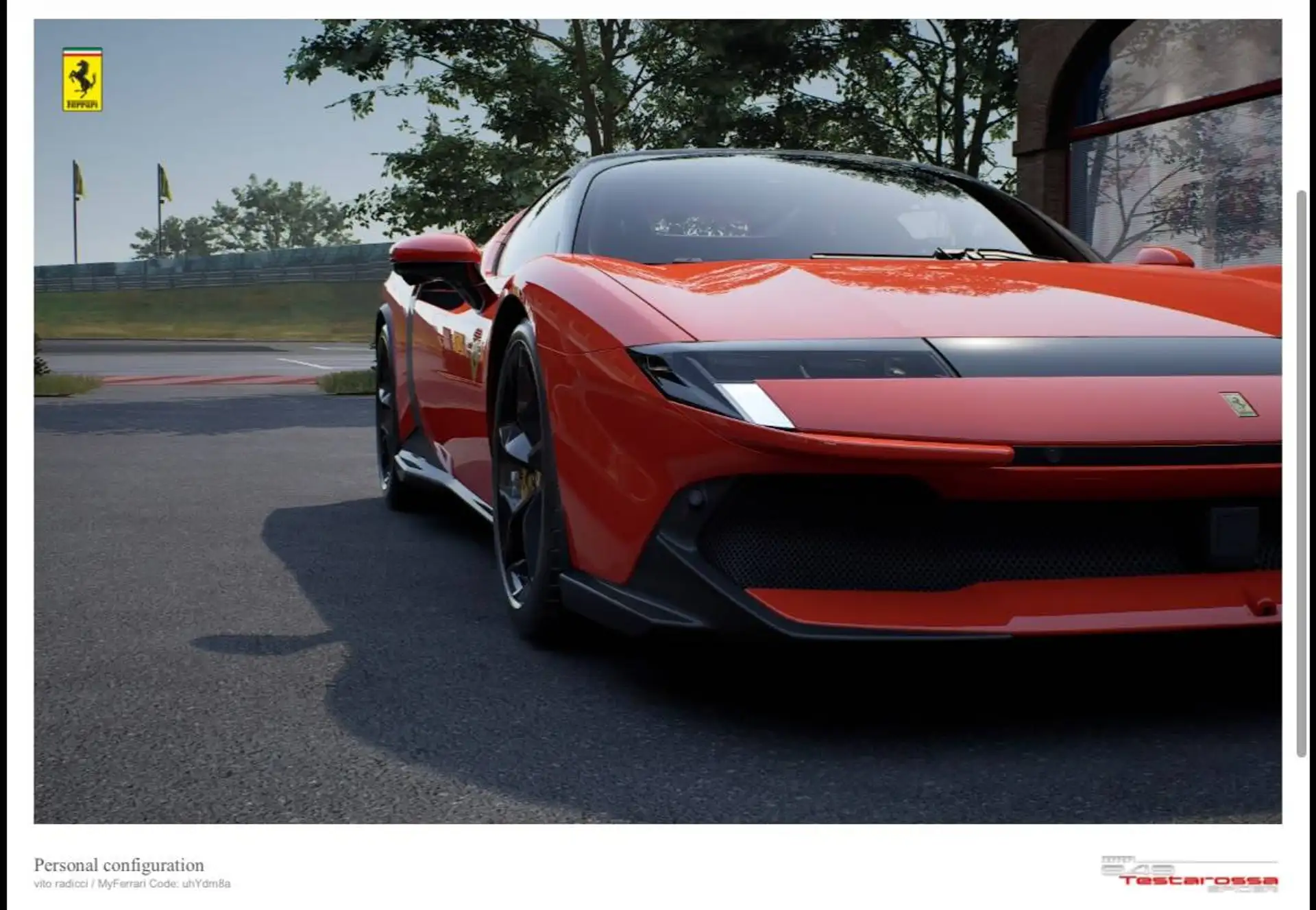 페라리 Testarossa 2026 레드 사진 3