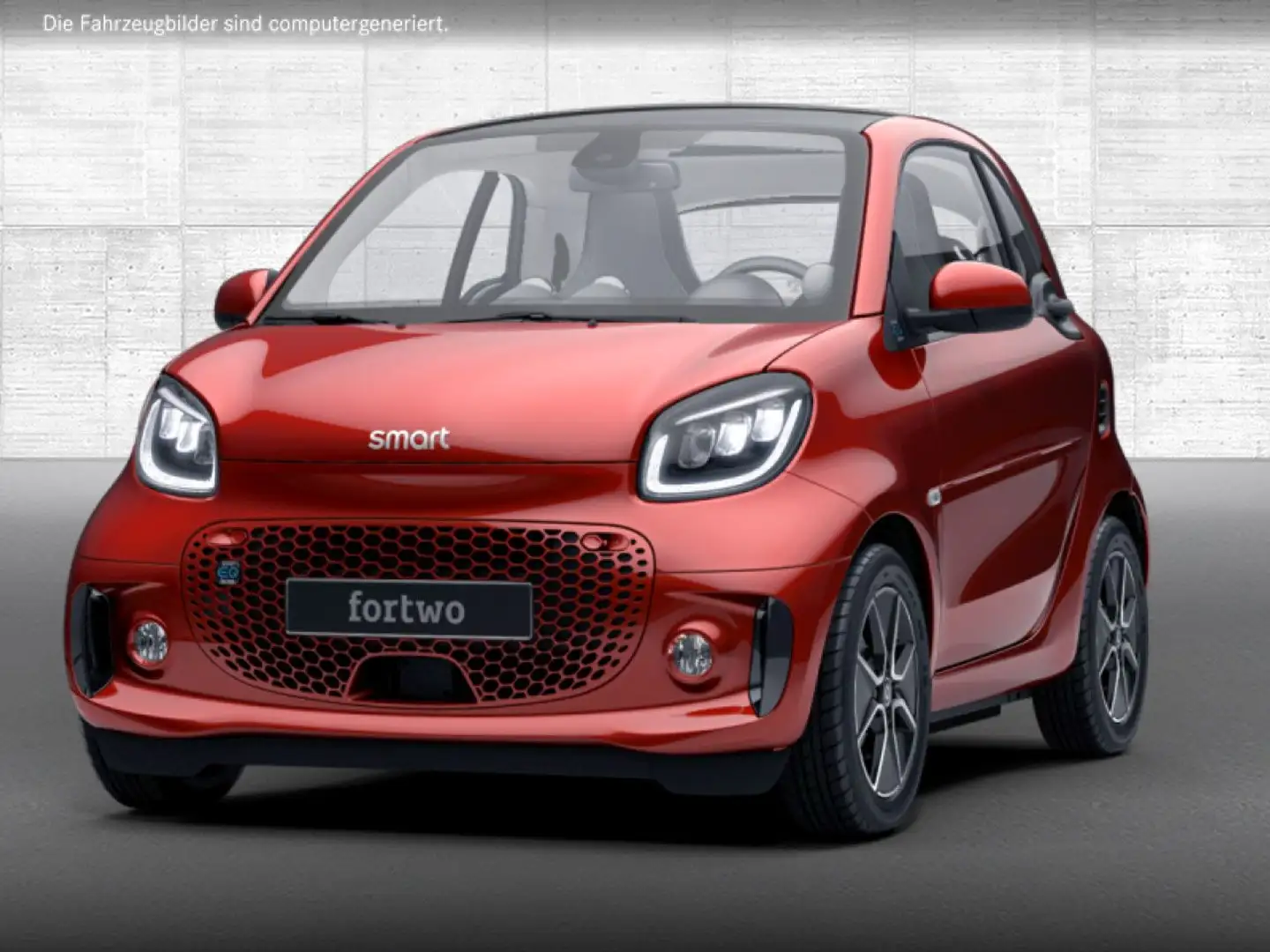 smart forTwo EQ 60kWed passion SHZ Pano PDC+Kamera Navi Rot - 2