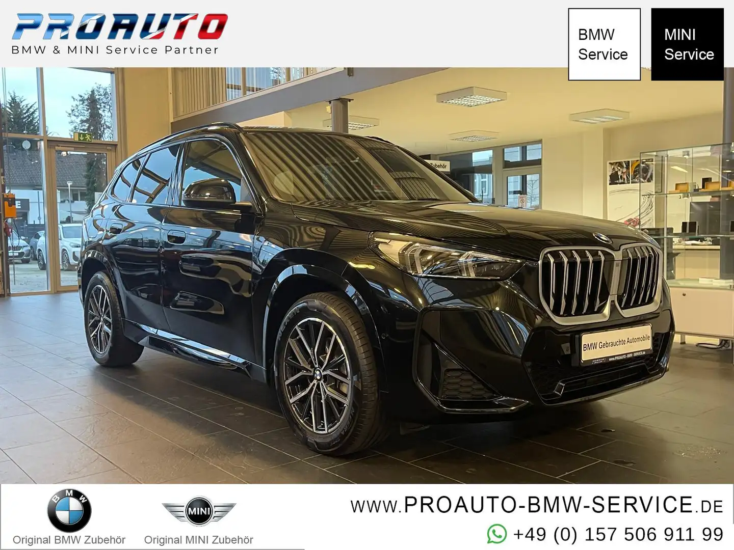 BMW X1 18i sDrive M Sport A-LED/AHK/Komf.Zg*Shadow Schwarz - 1