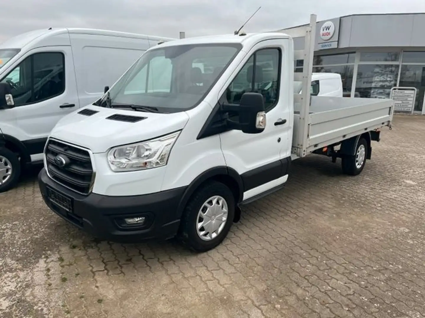 Ford Transit Pritsche 350 L3 EK Trend AHK/Klima Weiß - 1