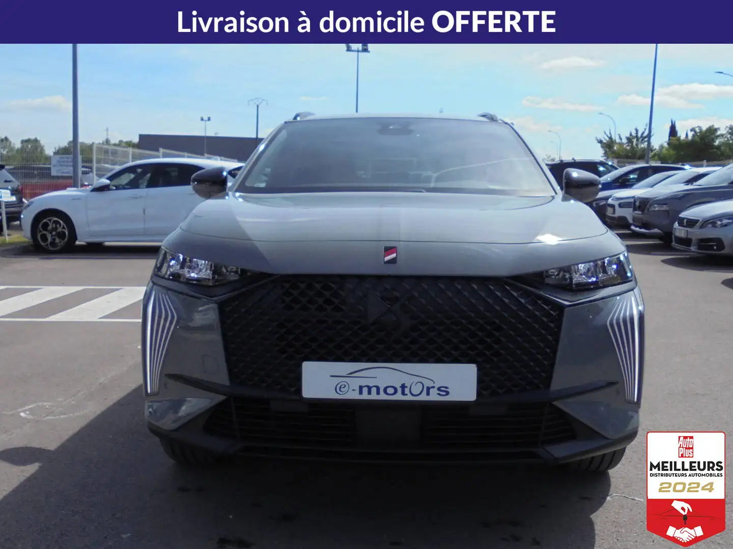 DS Automobiles DS 7 DS7 BlueHDi 130 EAT8 Performance Line +Cam +HML +A Gris - 2
