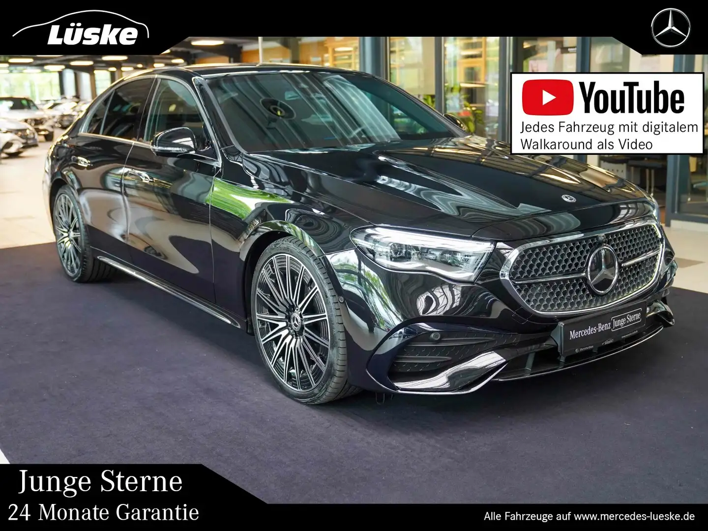 Mercedes-Benz E 450 E 450 d 4M AMG Line Fahrassistenz Standheizung Schwarz - 1