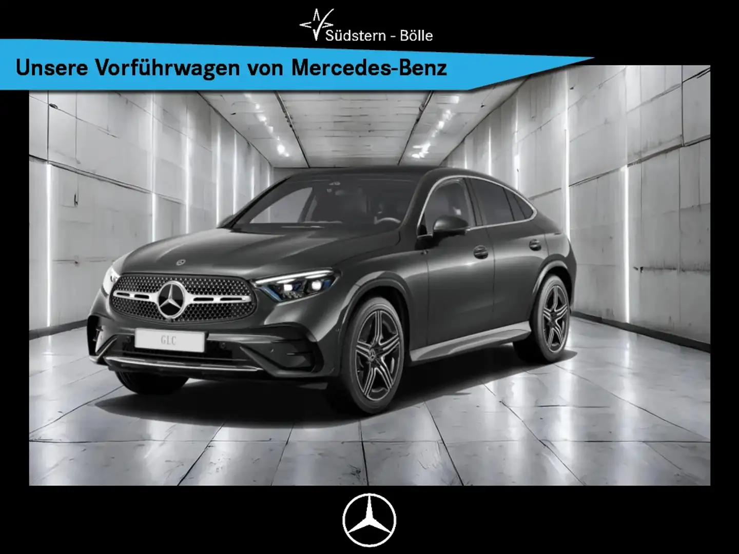 Mercedes-Benz GLC 220 d 4M Coupe AMG+AMBIENTE+DISTRO+MEMORY Grau - 1