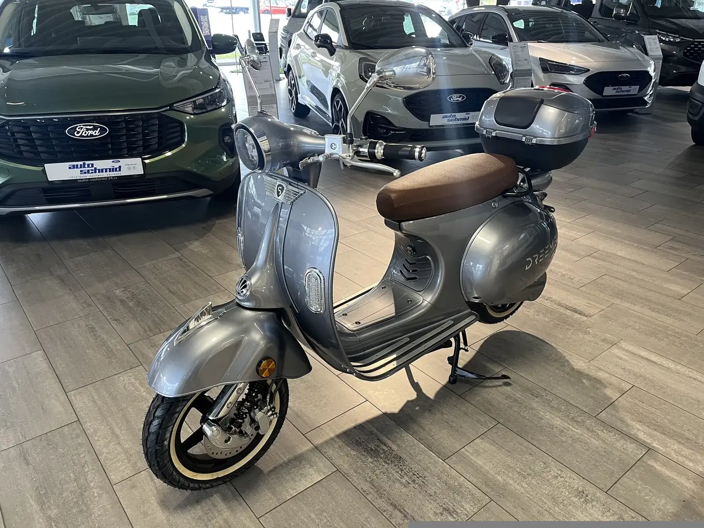 Overig Amalfi S + Funk + Topcase + Rückwärts + LED Grijs - 1