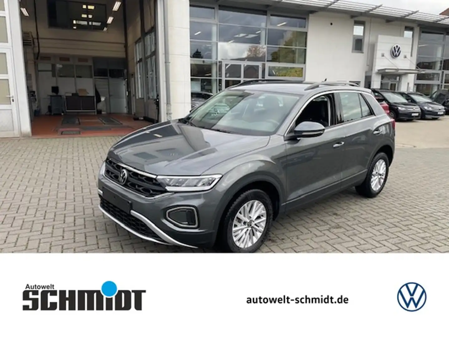 Volkswagen T-Roc 1.0TSi Life AHK NaviMedia LED Sitzheiz. Parkassist Grau - 1