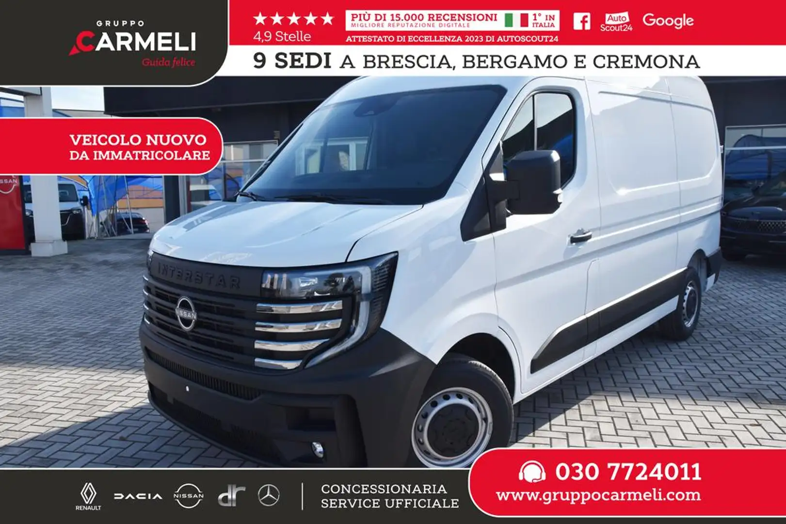 Nissan Interstar fwd 35 2.0 dci 130cv L2H2 N Connecta - AUTOCARRO Blanc - 1