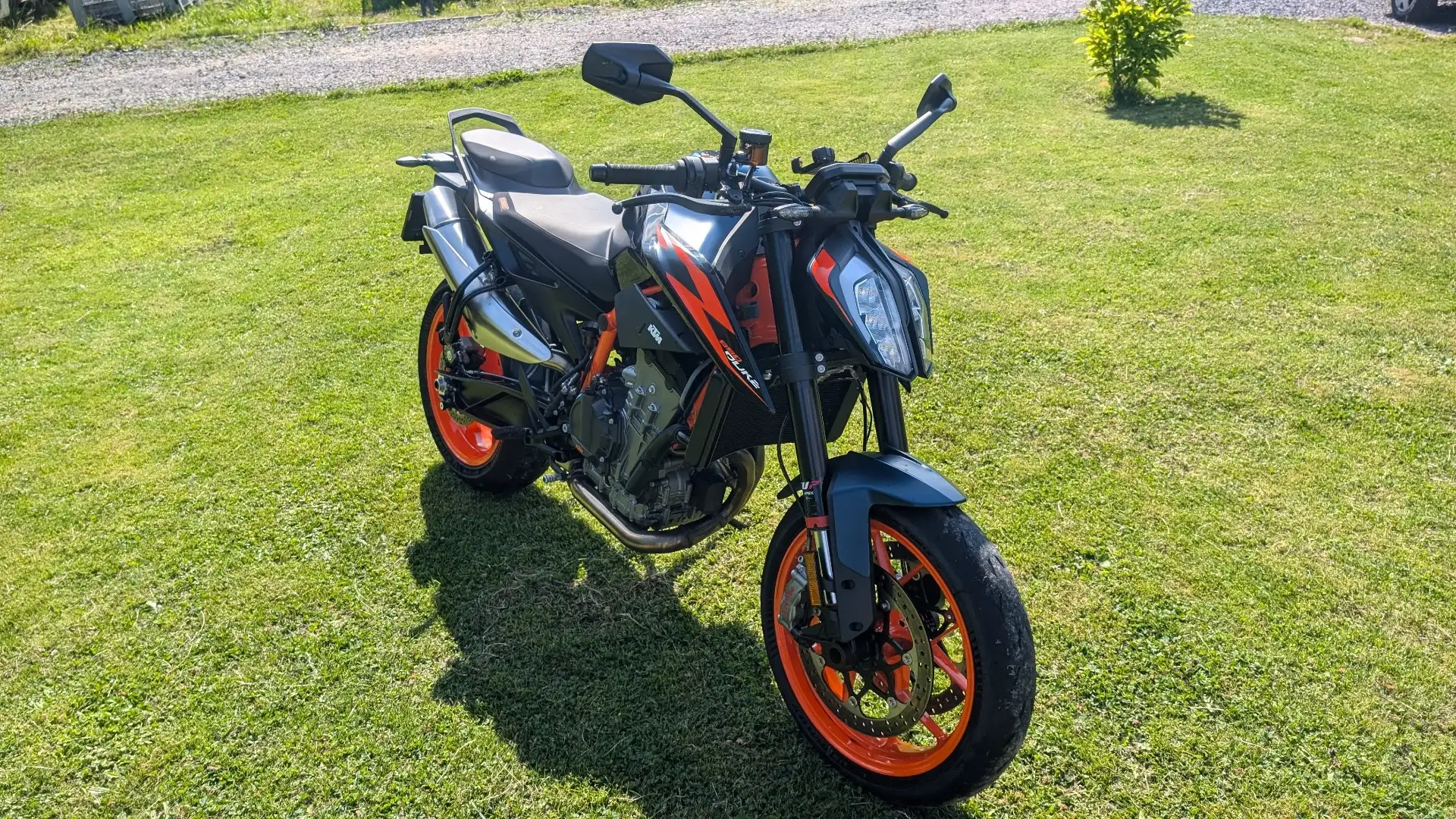 KTM 890 Duke R valises latérales Alu, selle comfort Teck pack + Orange - 2