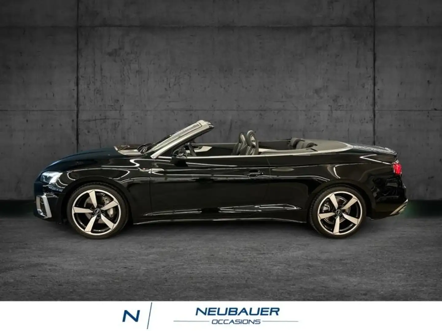 Audi Cabriolet 40 TFSI 204ch S line S tronic 7 Noir - 2