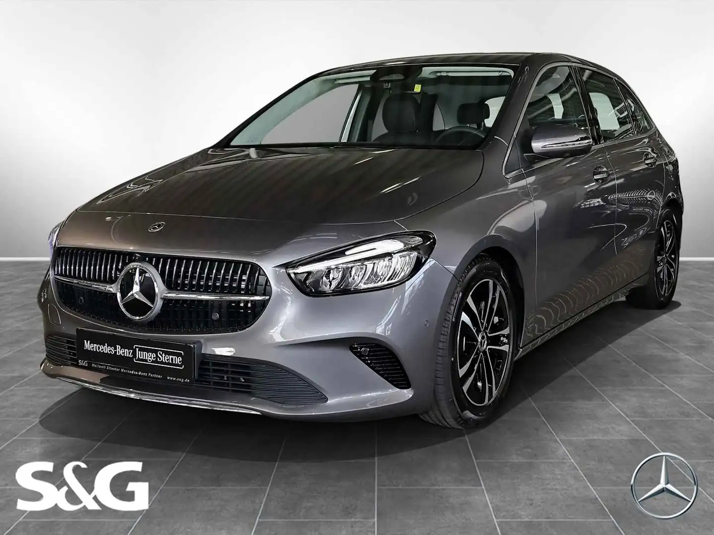 Mercedes-Benz B 200 Progressive 360°+TOTWINKEL+LED+NAVI+17" Grau - 1