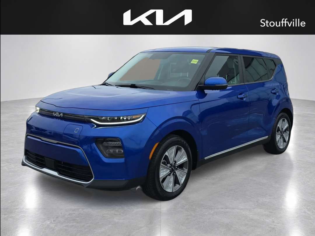 Blue 2023 Kia Soul EV Wagon Automatic