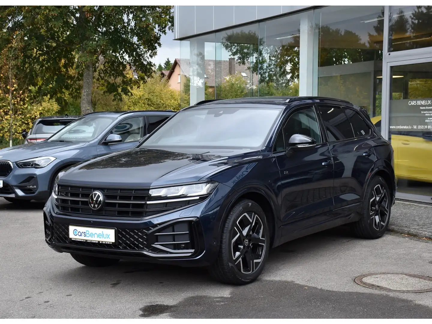 Volkswagen Touareg 3.0 TDI 4Motion R-Line SUSP PNEU PANO CUIR MEMO Bleu - 2