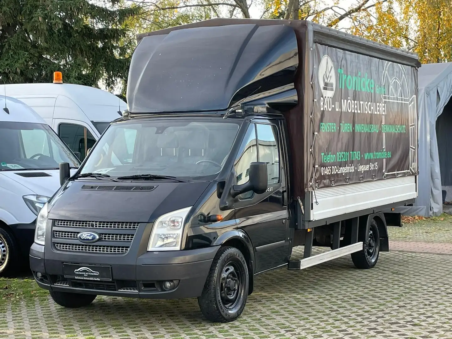 Ford Transit 2.2 TDCi/Prische+SchiebePlane/MAXI/KLIMA Schwarz - 2