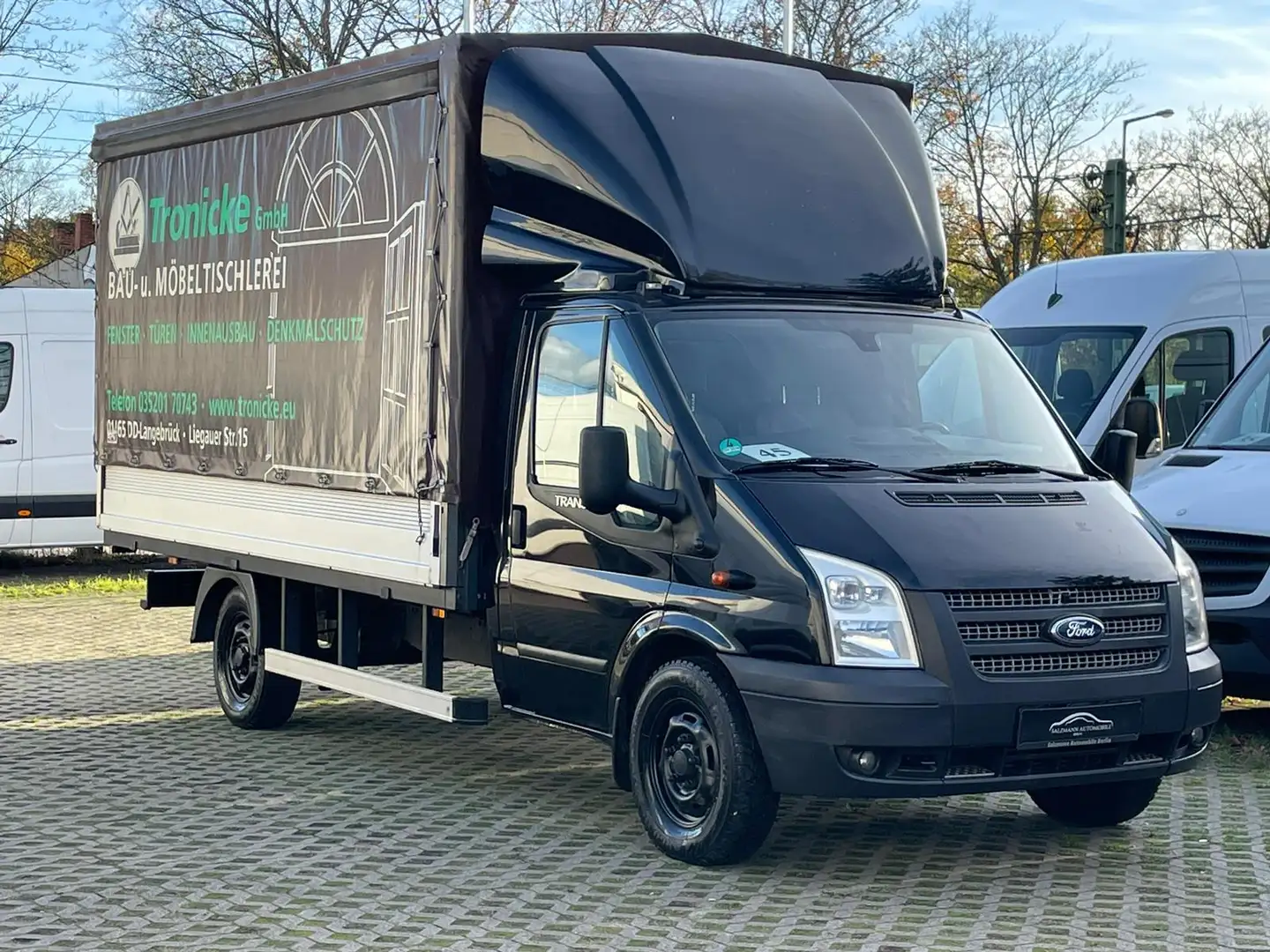 Ford Transit 2.2 TDCi/Prische+SchiebePlane/MAXI/KLIMA Schwarz - 1