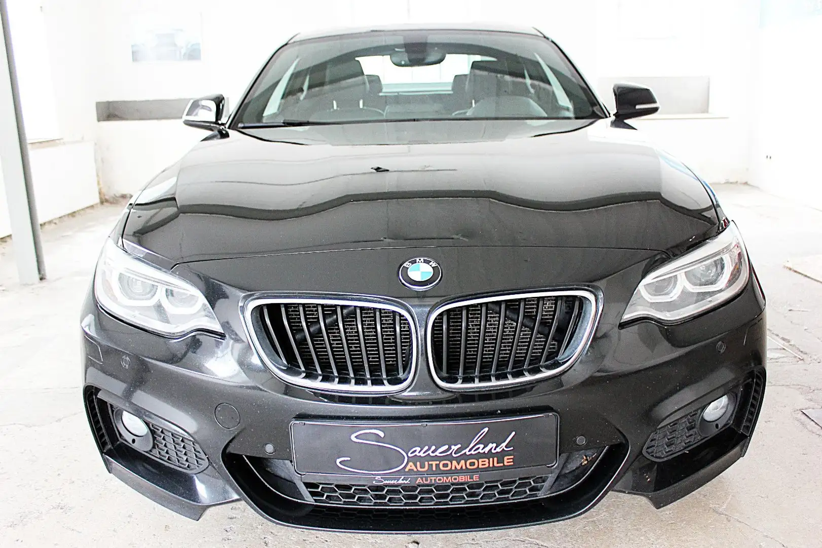 BMW 220 d Coupe M Sport NAVI LEDER BI-XENON Noir - 2