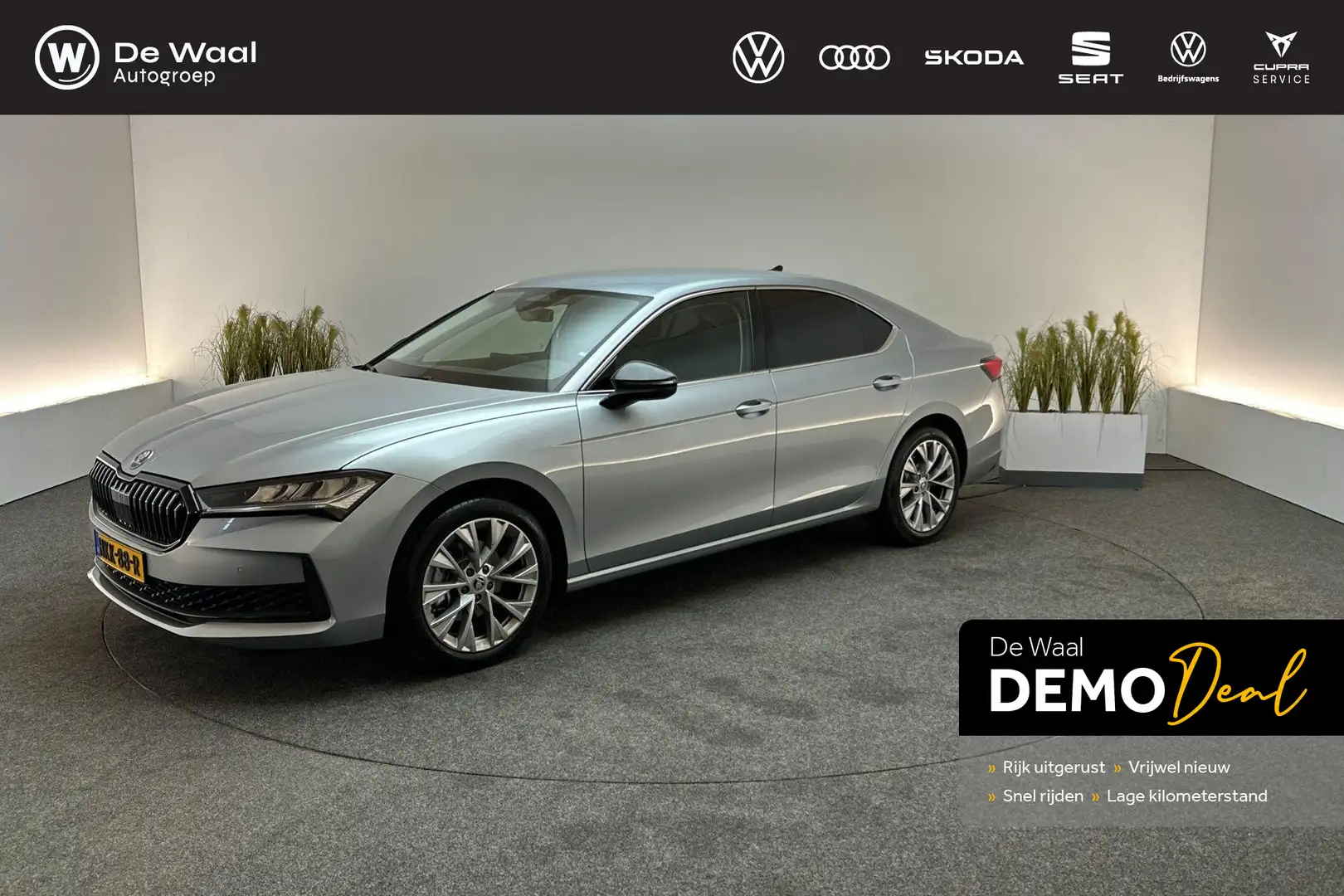 Skoda Superb 1.5 TSI 150pk DSG MHEV First Edition | Trekhaak Zw Zilver - 1