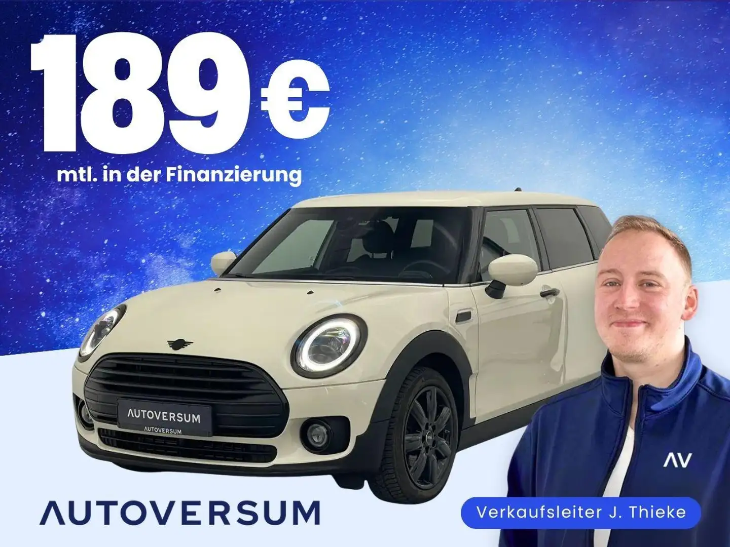 MINI One Clubman Trim *SHZ*ACC*VIRTUAL*KAM*LED*NAVI* Alb - 1