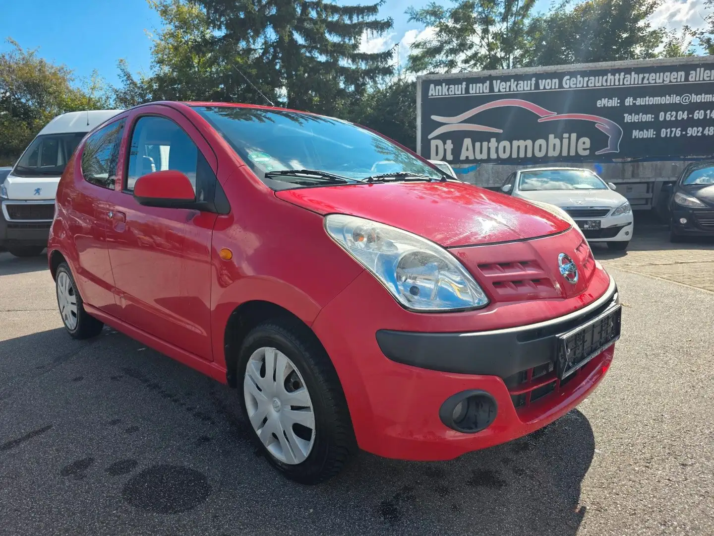 Nissan Pixo Acenta/ Klima/Tüv-Neu/1 Hand/87000Tkm Rot - 1