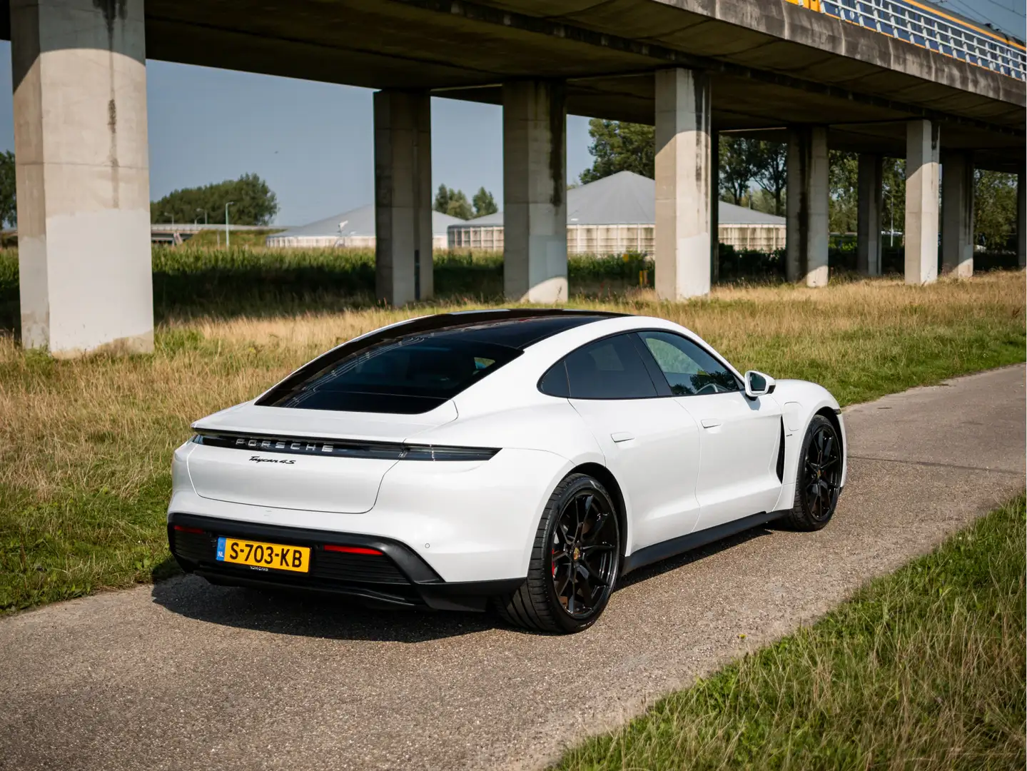 Porsche Taycan 4S Performance 84 kWh - 1e eigenaar - 360 camera - Bílá - 2