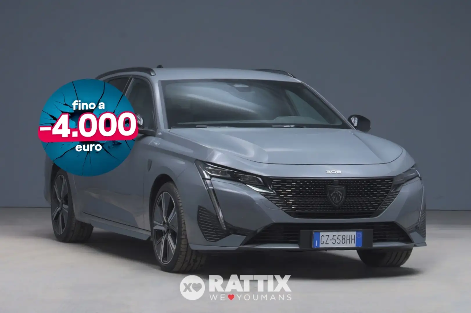 Peugeot 308 SW 1.5 bluehdi 130CV GT eat8 Grau - 1