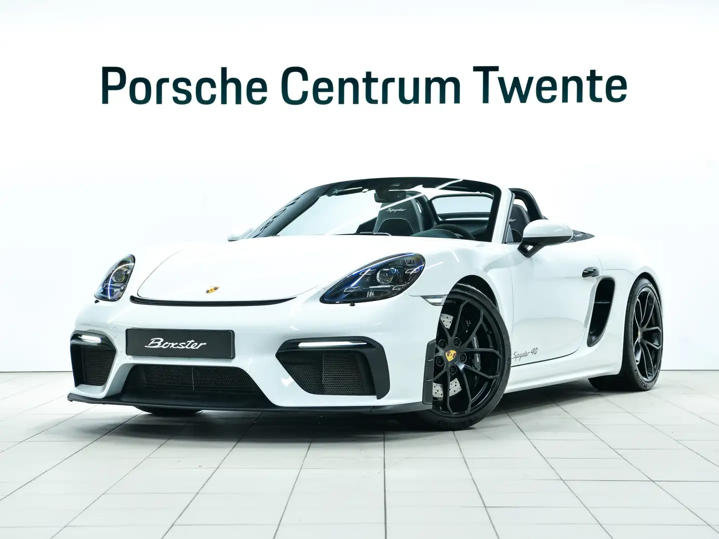 Porsche 718 Spyder Boxster Bílá - 1