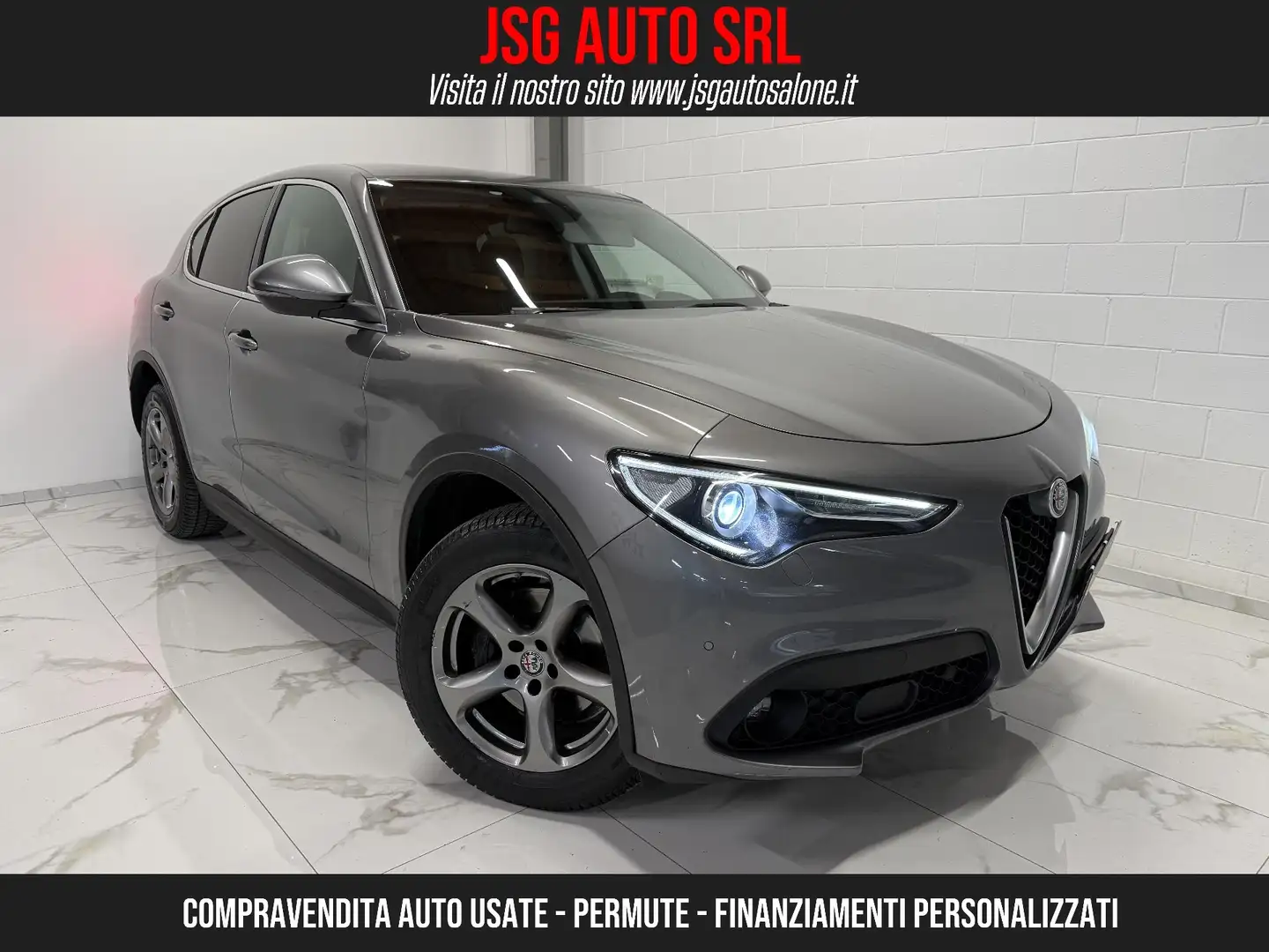 Alfa Romeo Stelvio Stelvio 2.2 Turbodiesel 210 CV AT8 Q4 Super Grigio - 1