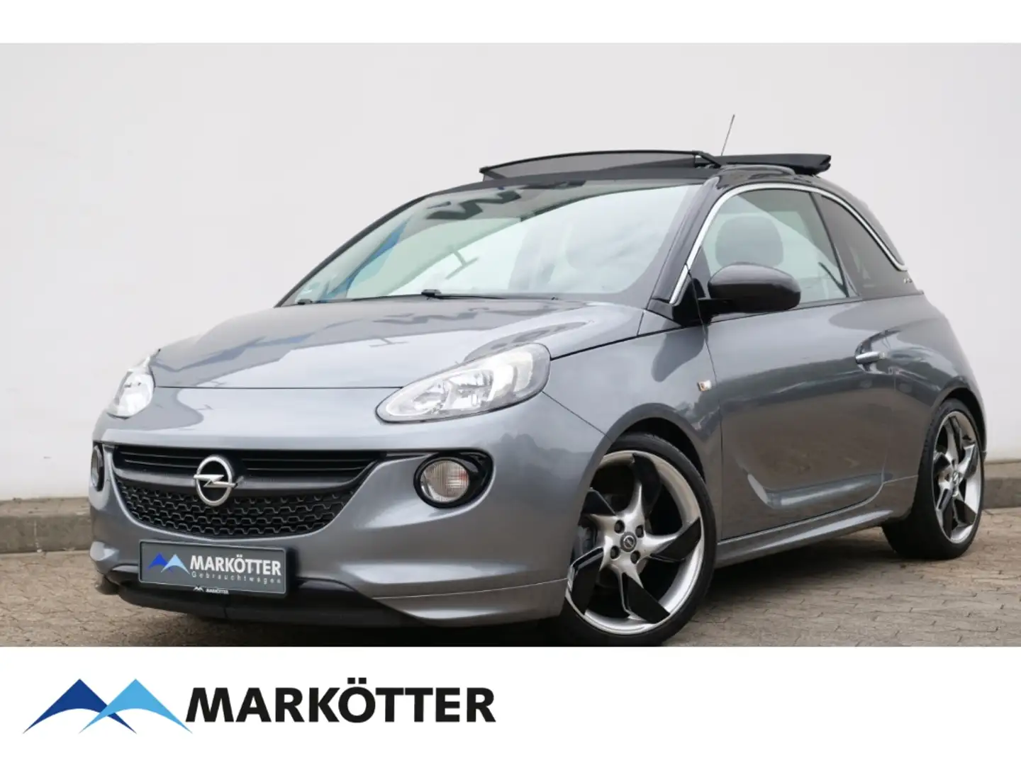 Opel Adam 1.4 Open Air /Sport-Paket/Vollleder/Faltdach/ Grigio - 1