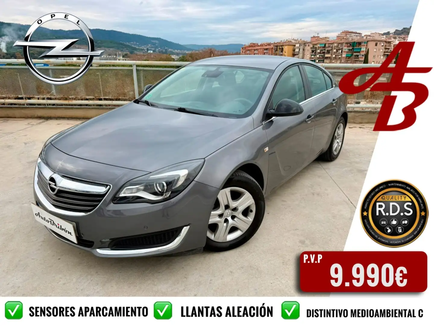 Opel Insignia 1.6CDTI Selective Aut. 136 Gris - 1