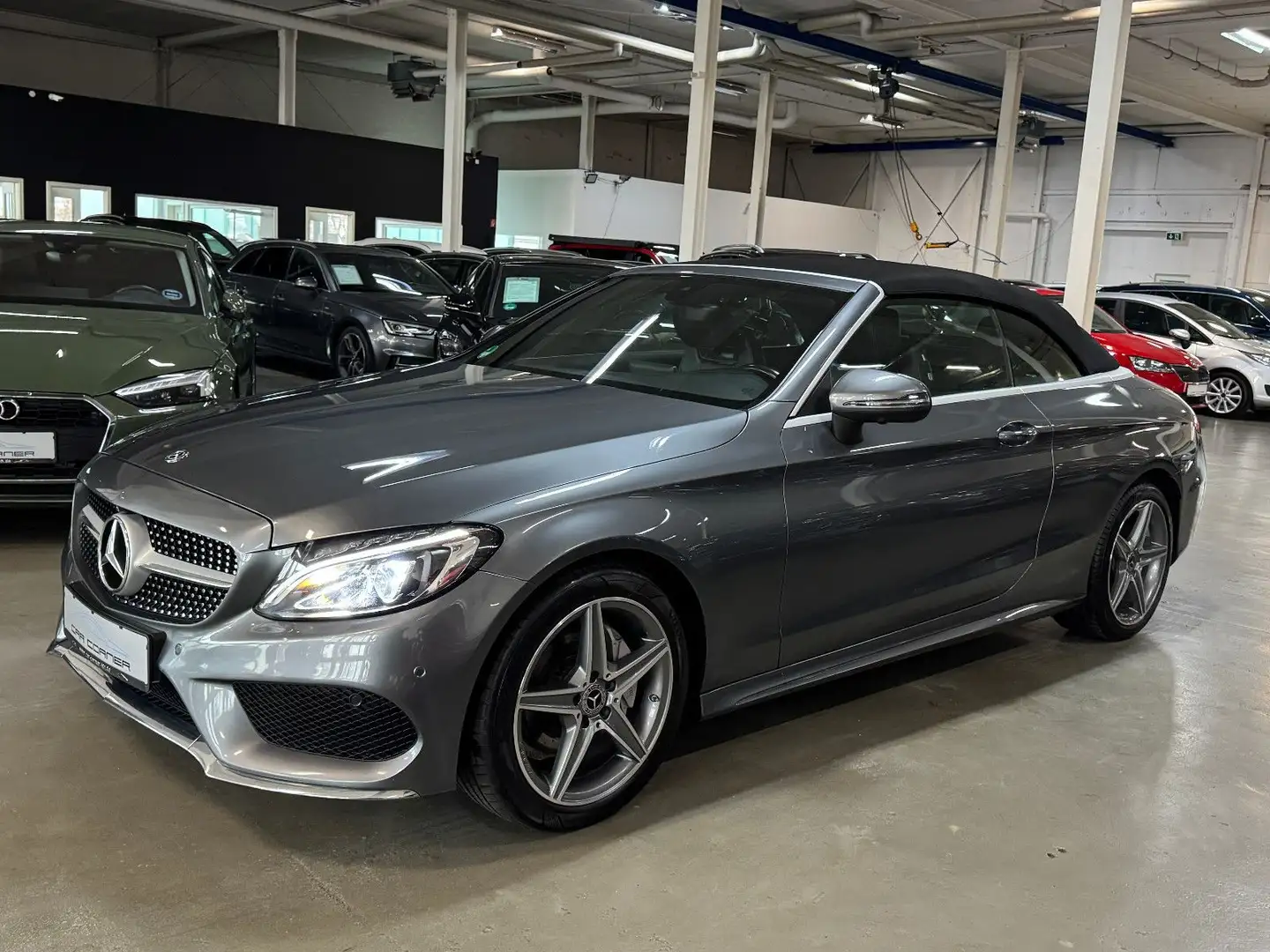 Mercedes-Benz C 200 9GT CABRIO 2X AMG LINE AIRSCARF 360°KAMERA Grau - 1