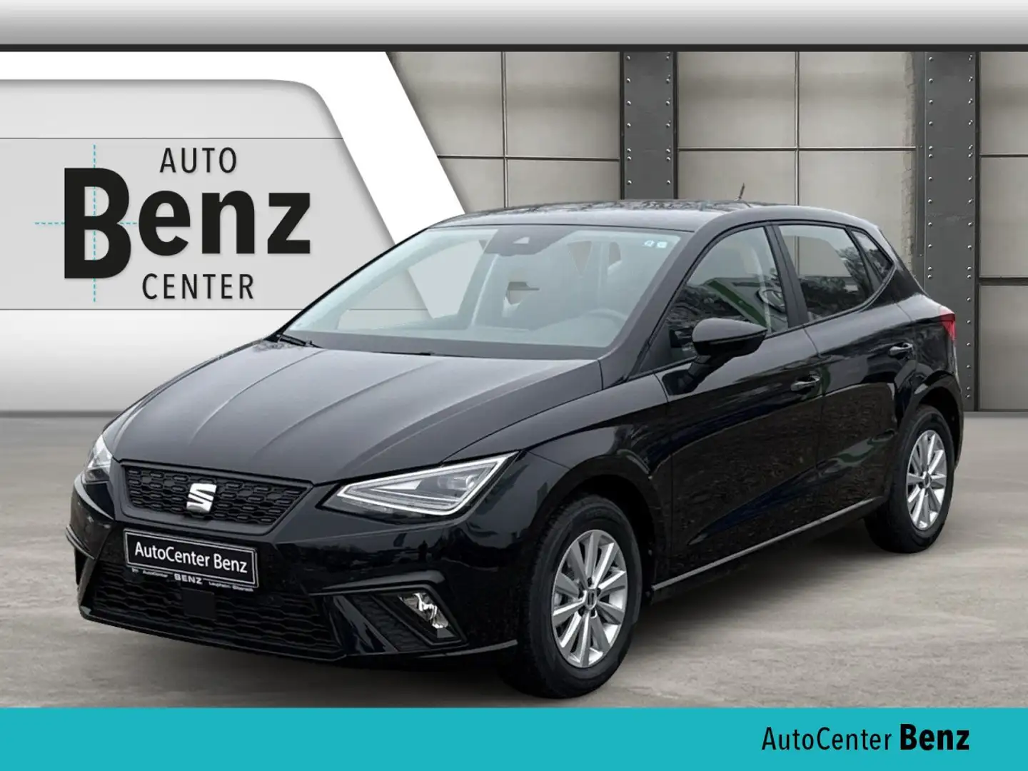 SEAT Ibiza 1.0 TSI Style SHZ*APP*LED*CLIMATR*ALU*GRA Klima Noir - 1