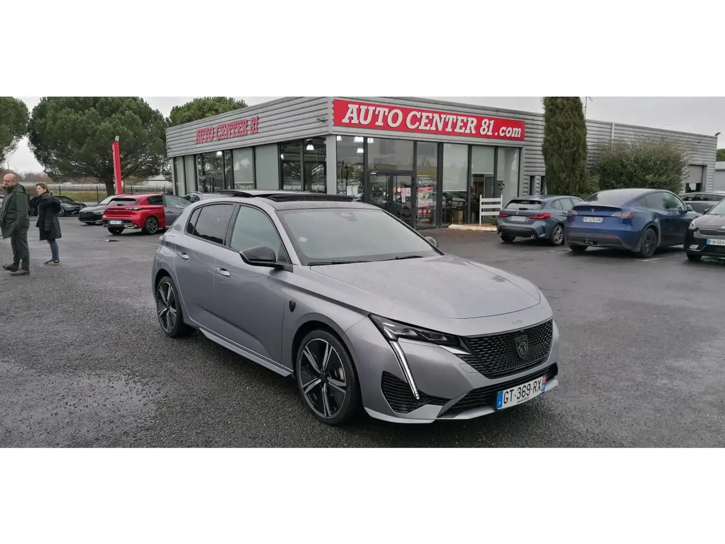Peugeot 308 1.2i PureTech 130 BV EAT8 GT Gris - 1