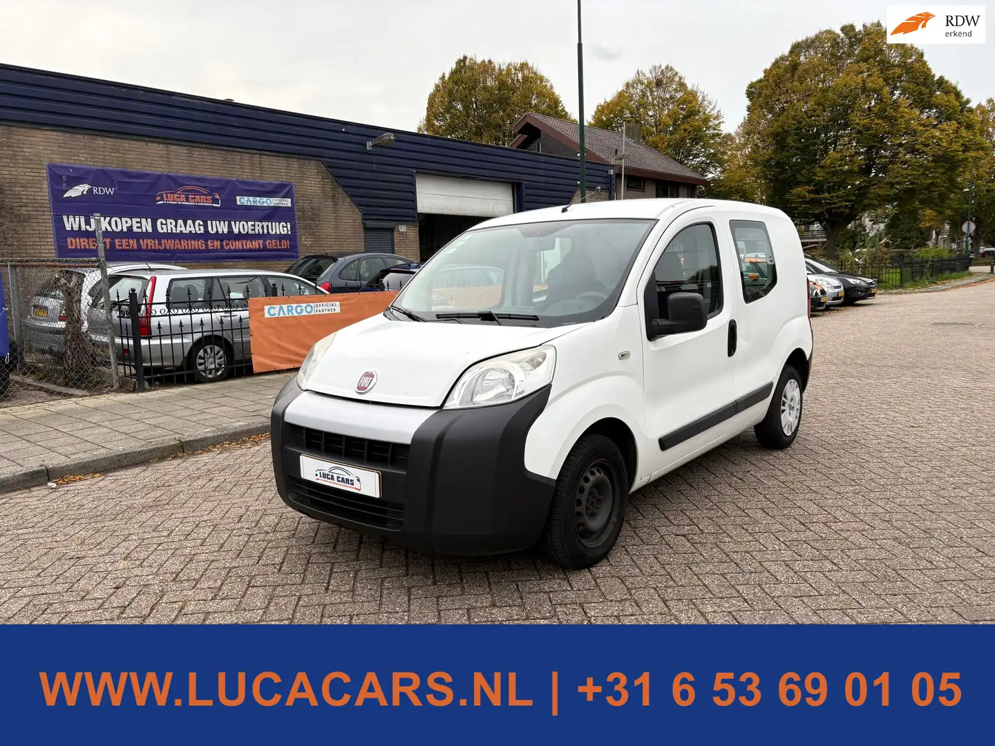 Fiat Fiorino 1.3 MJ SX AUTOMAAT AIRCO NIEUWE APK! Blanco - 1