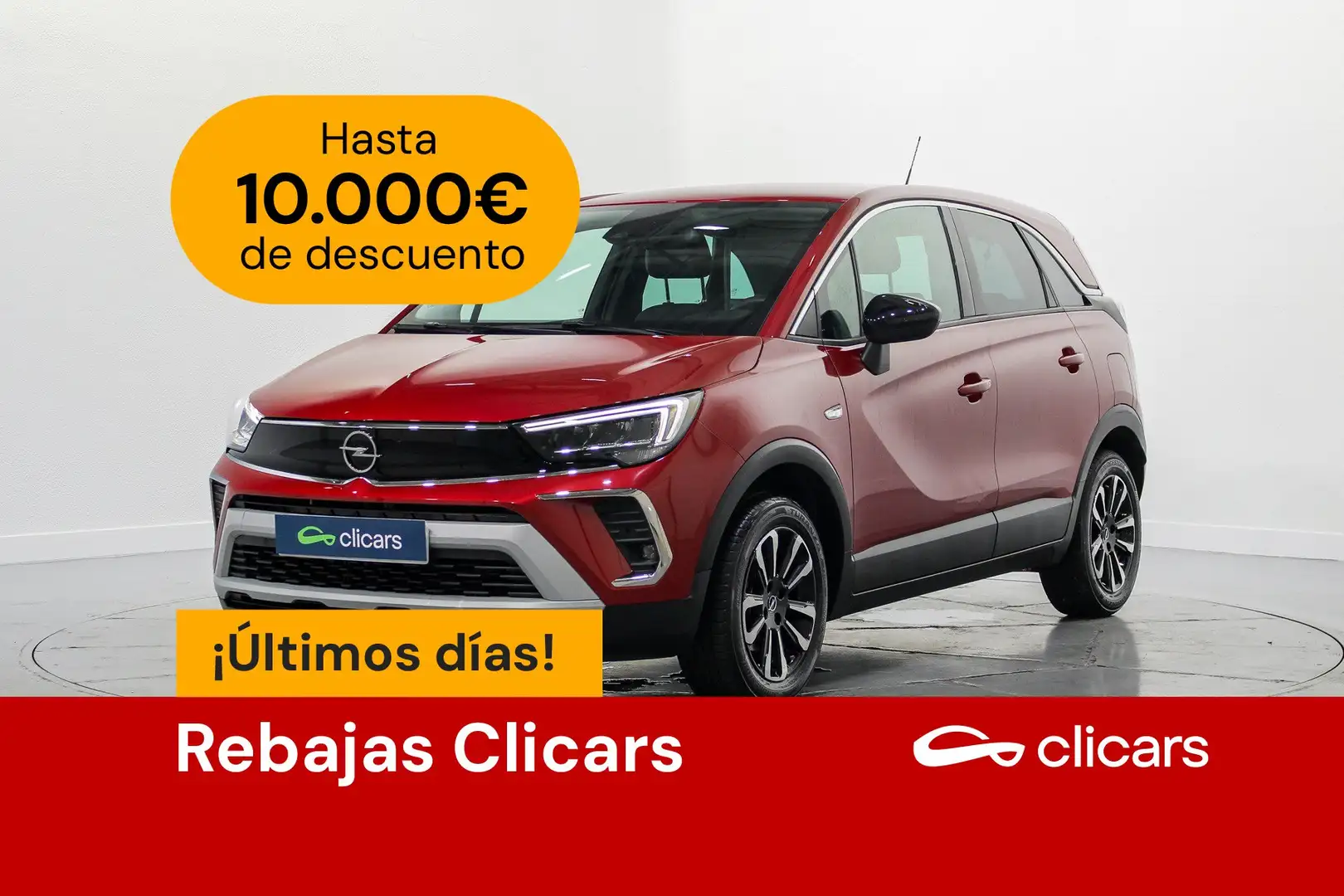Opel Crossland 1.2 S&S Elegance Pack 110 Rojo - 1