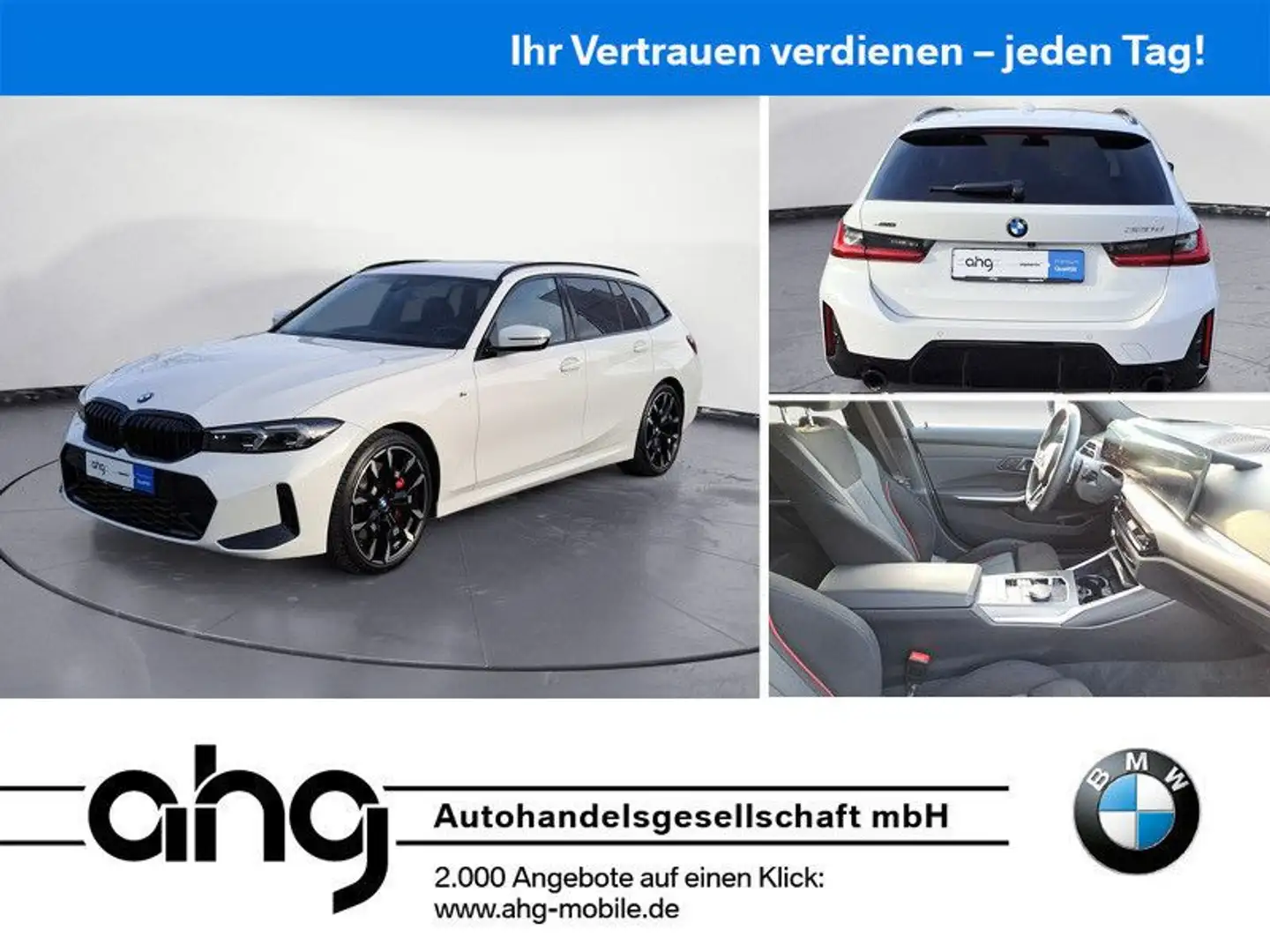 BMW 320 d xDrive Touring M-Sport *Pro*Shadow*Navi*Kam Weiß - 1